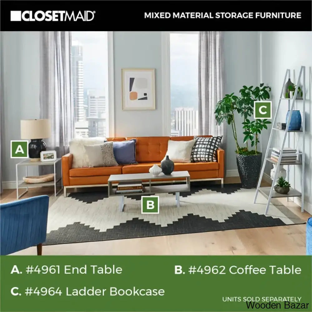 Closetmaido Rectangular Coffee And Center Table