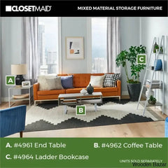 Closetmaido Rectangular Coffee And Center Table