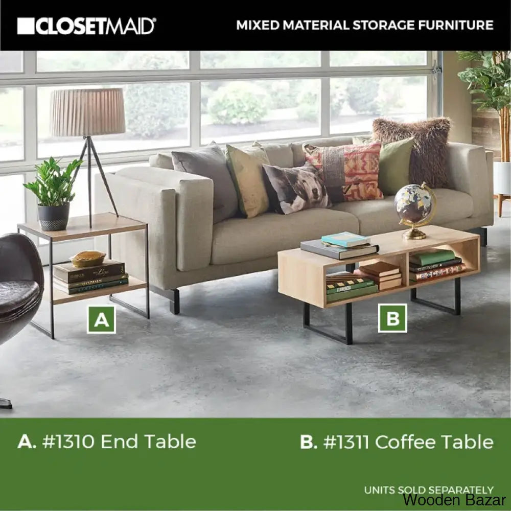 Closetmaido Rectangular Coffee And Center Table