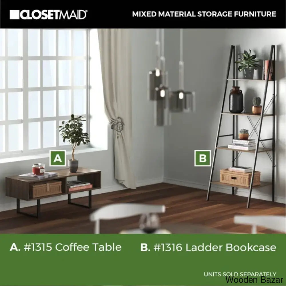 Closetmaido Rectangular Coffee And Center Table