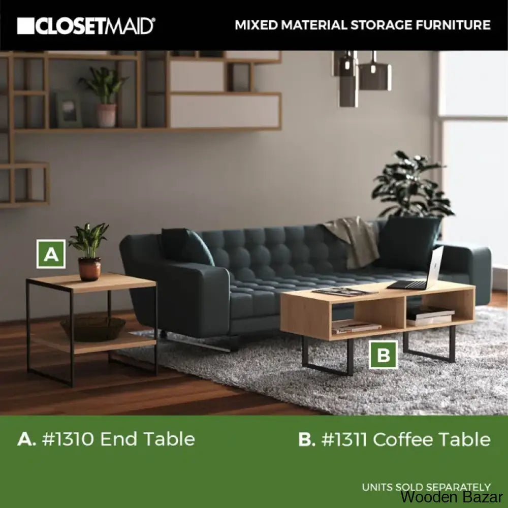 Closetmaido Rectangular Coffee And Center Table