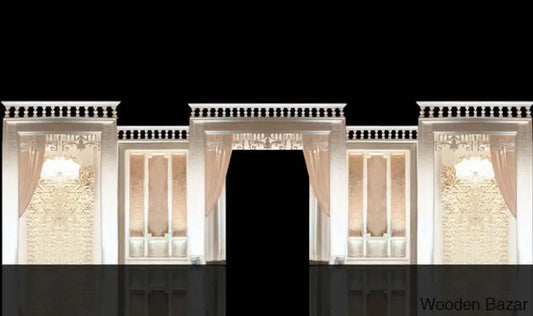 Colsen Modern Art Fiberglass Wedding Setup - Wooden Bazar