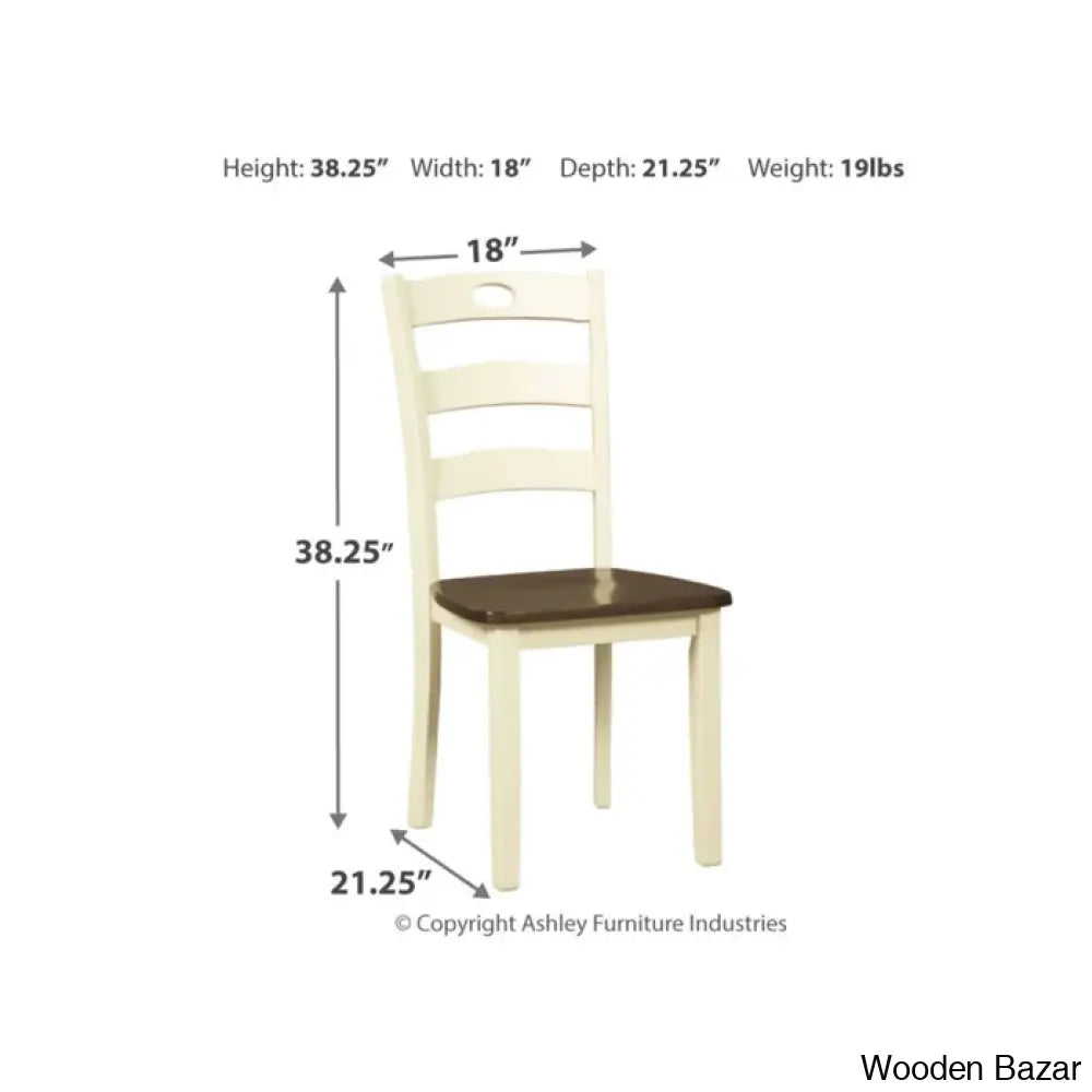 Compact Dining Set | Stylish Table With 2 Chairs