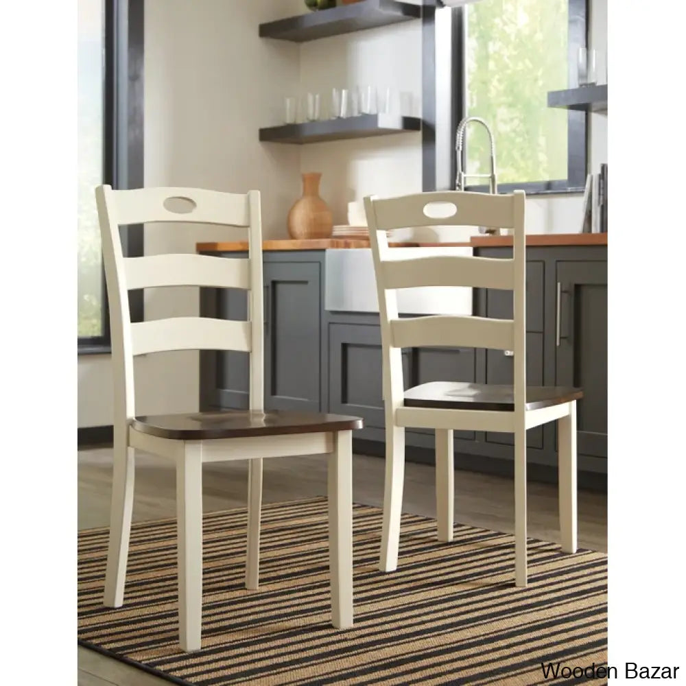 Compact Dining Set | Stylish Table With 2 Chairs