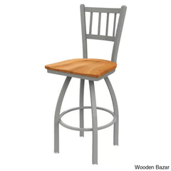 Contessaz Swivel Solid Wood Counter Bar & Extra Tall Stool