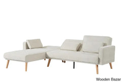 Convertible Sectional Sofa Sleeper Left Facing L-Shaped Counch For Living Room