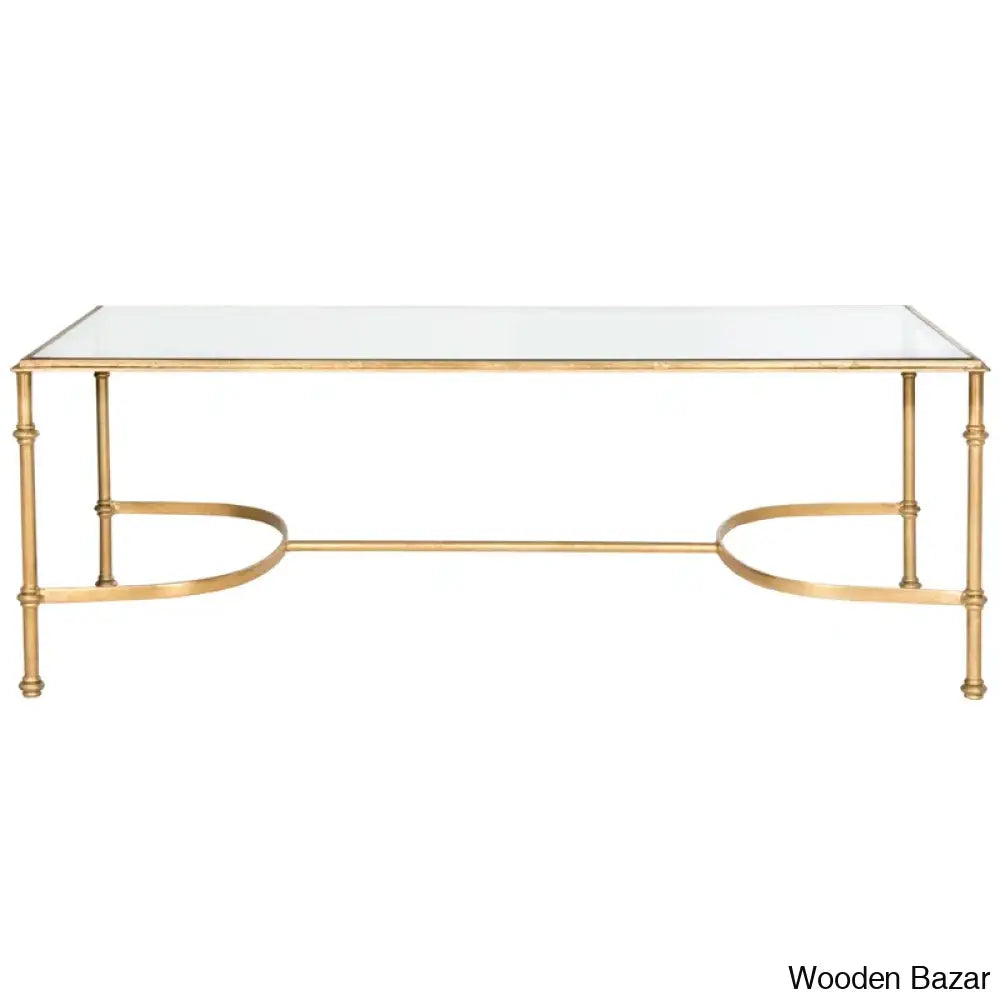 Cooel Glass Top Coffee And Center Table