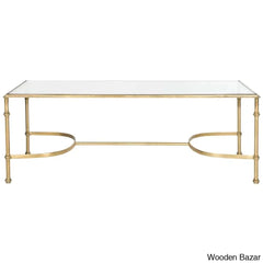 Cooel Glass Top Coffee And Center Table