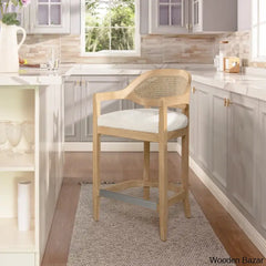 Copleys Swivel Cane Counter And Bar Stool
