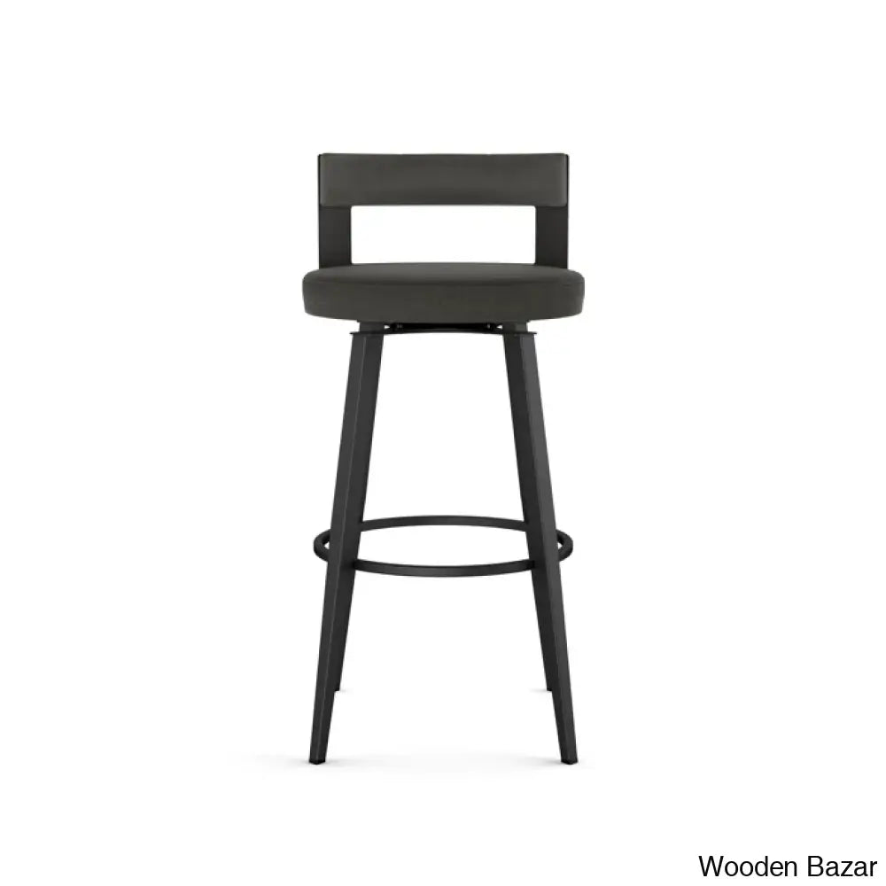 Cordas Swivel Upholstered Counter & Bar Stool