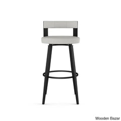 Cordas Swivel Upholstered Counter & Bar Stool