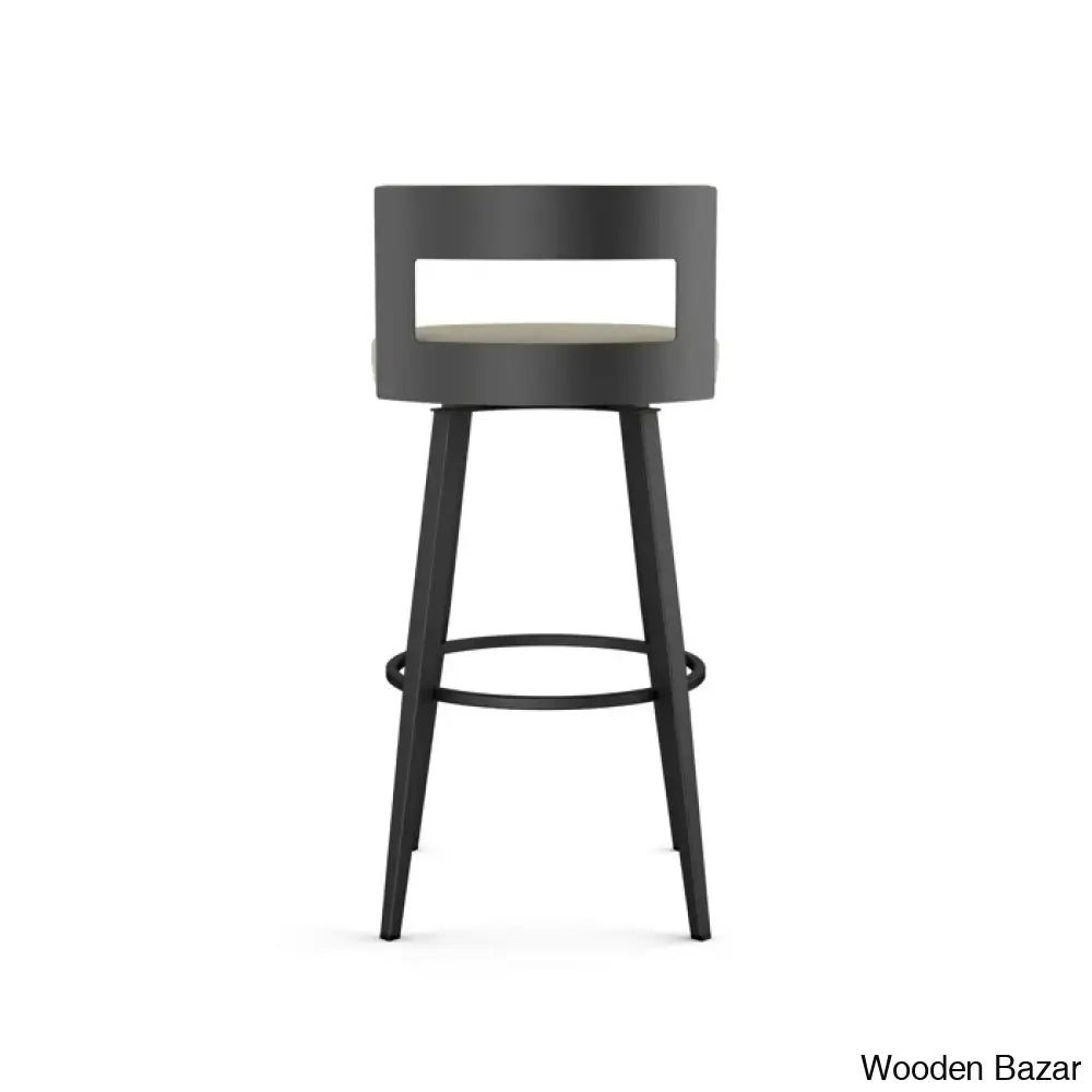 Cordas Swivel Upholstered Counter & Bar Stool