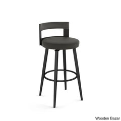 Cordas Swivel Upholstered Counter & Bar Stool
