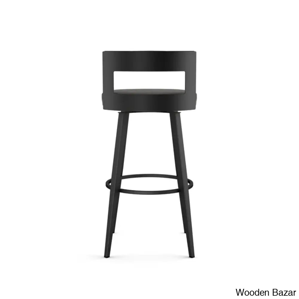 Cordas Swivel Upholstered Counter & Bar Stool