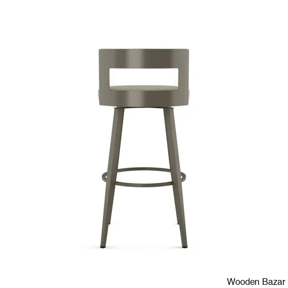 Cordas Swivel Upholstered Counter & Bar Stool