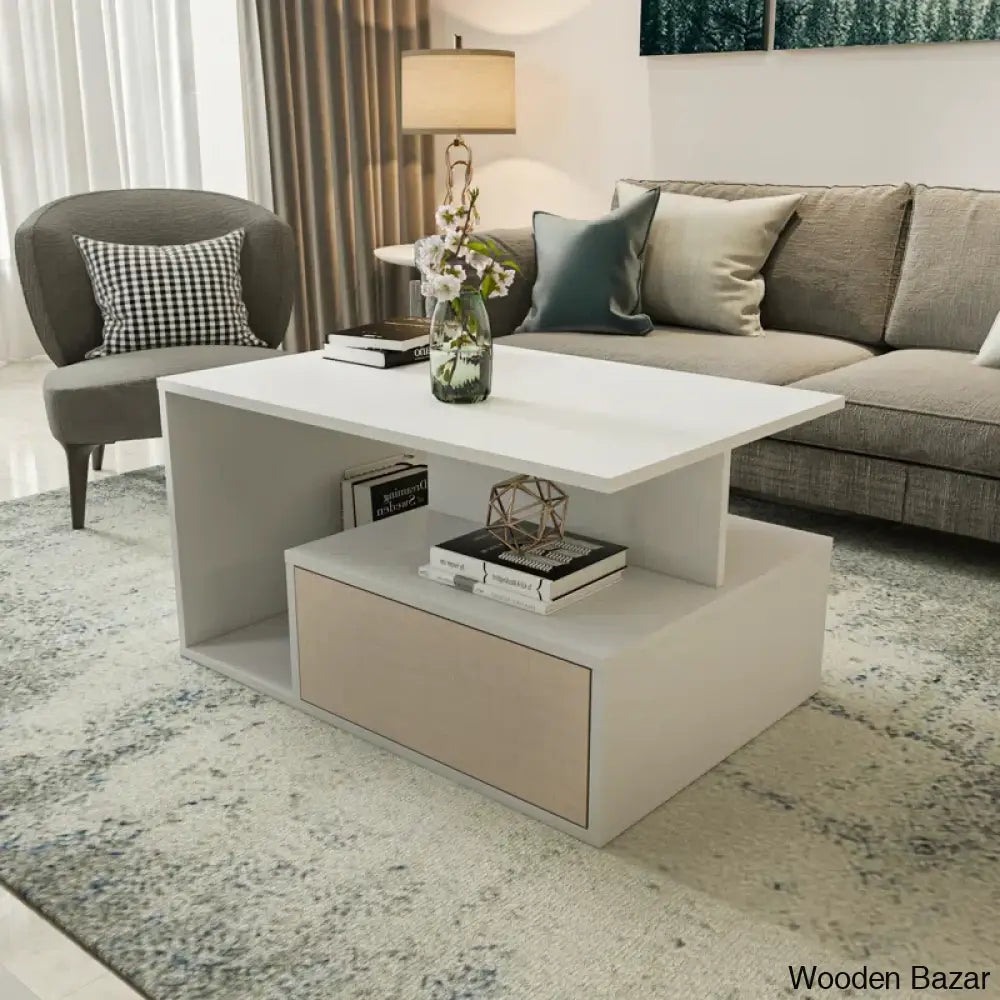 Cormano Coffee And Center Table Beige