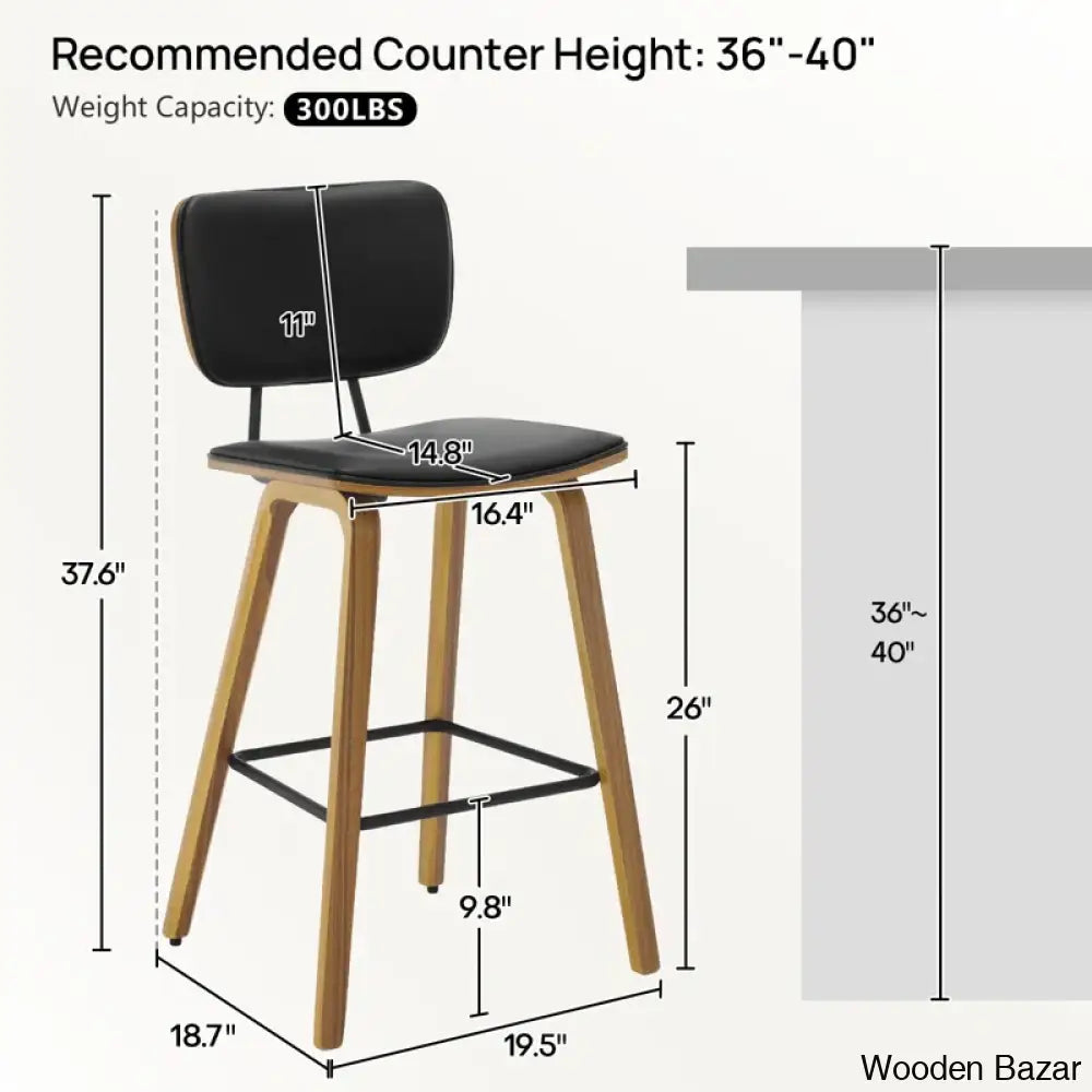 Corr Swivel 26’’ Upholstered Counter Height And Bar Stools