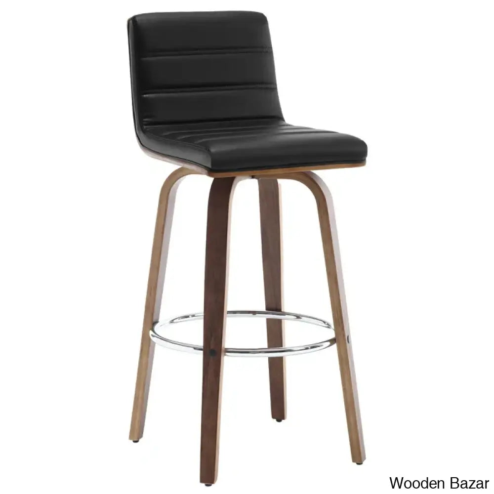 Corria Swivel Upholstered Counter & Bar Stool (Set Of 3)