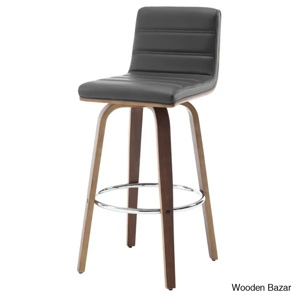 Corria Swivel Upholstered Counter & Bar Stool (Set Of 3)