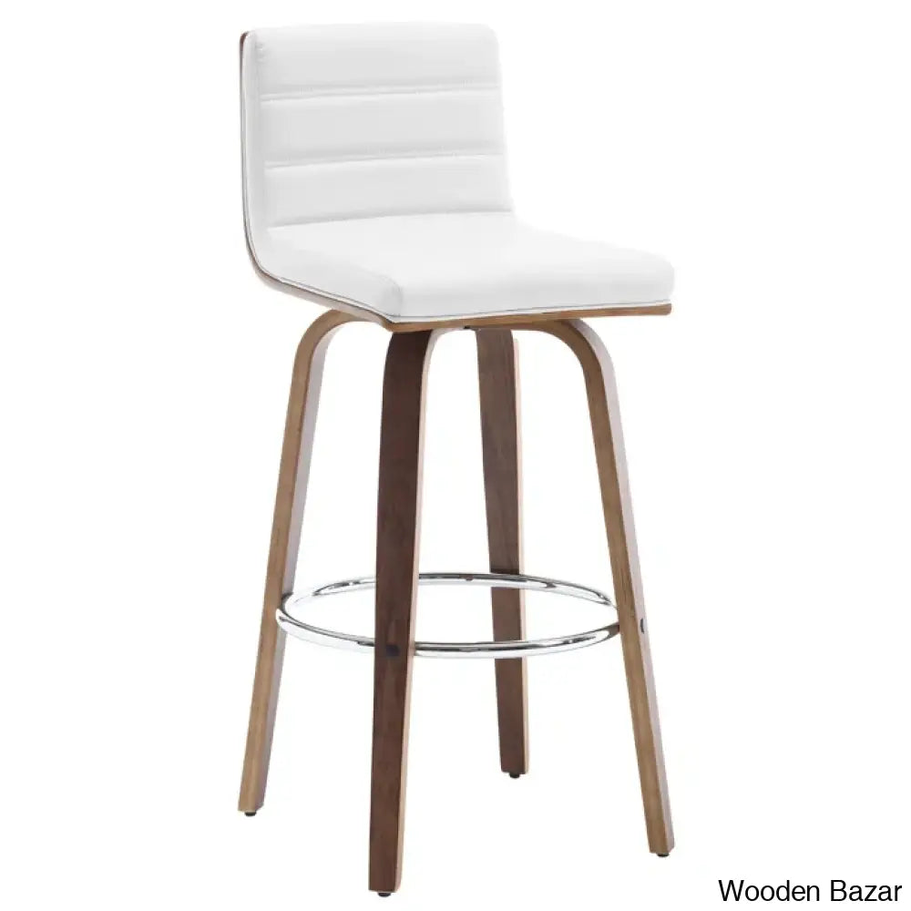 Corria Swivel Upholstered Counter & Bar Stool (Set Of 3)