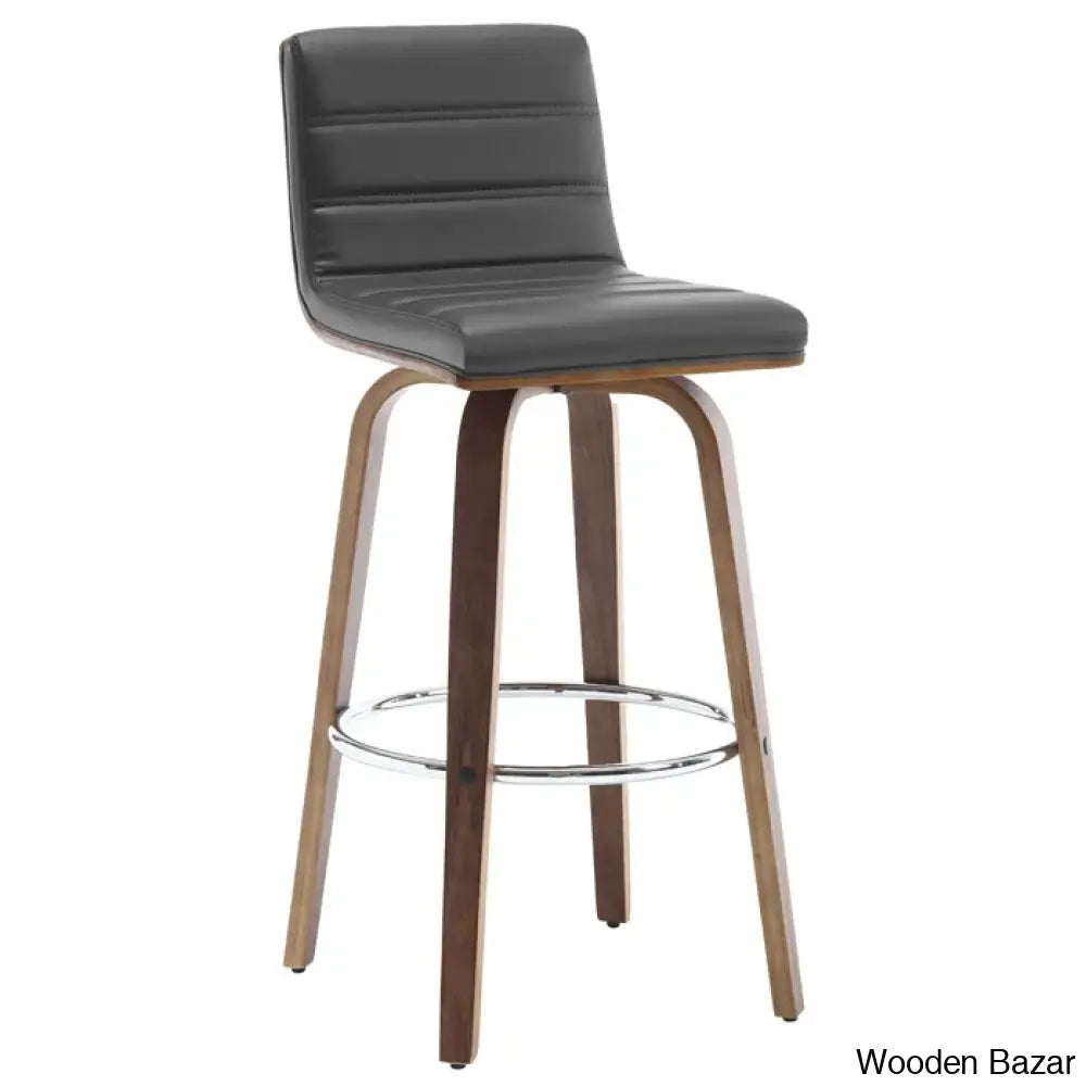 Corria Swivel Upholstered Counter & Bar Stool (Set Of 3)