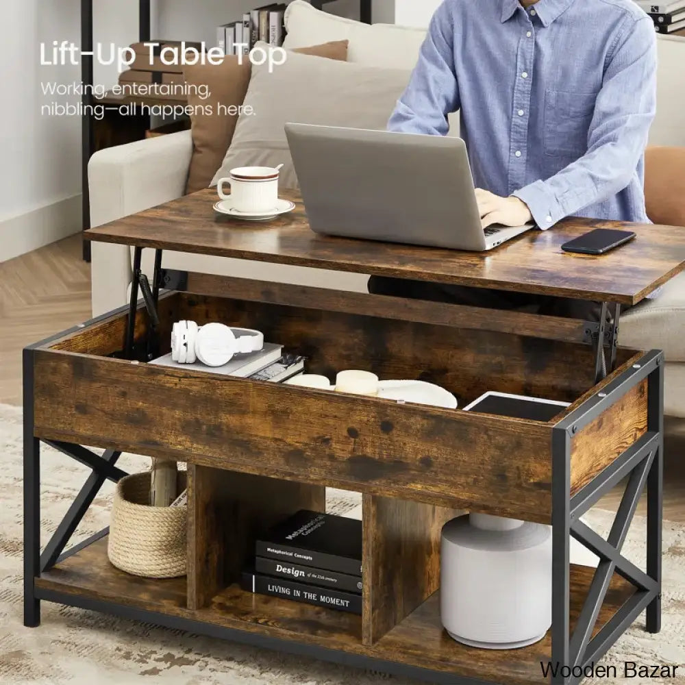 Corrinen Lift Top Coffee And Center Table