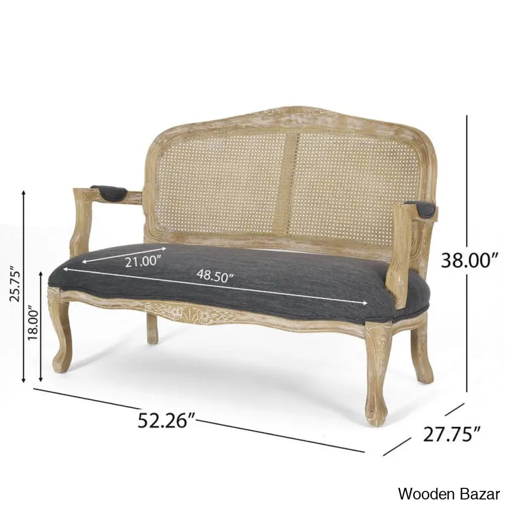 Loveseat - Wooden Bazar