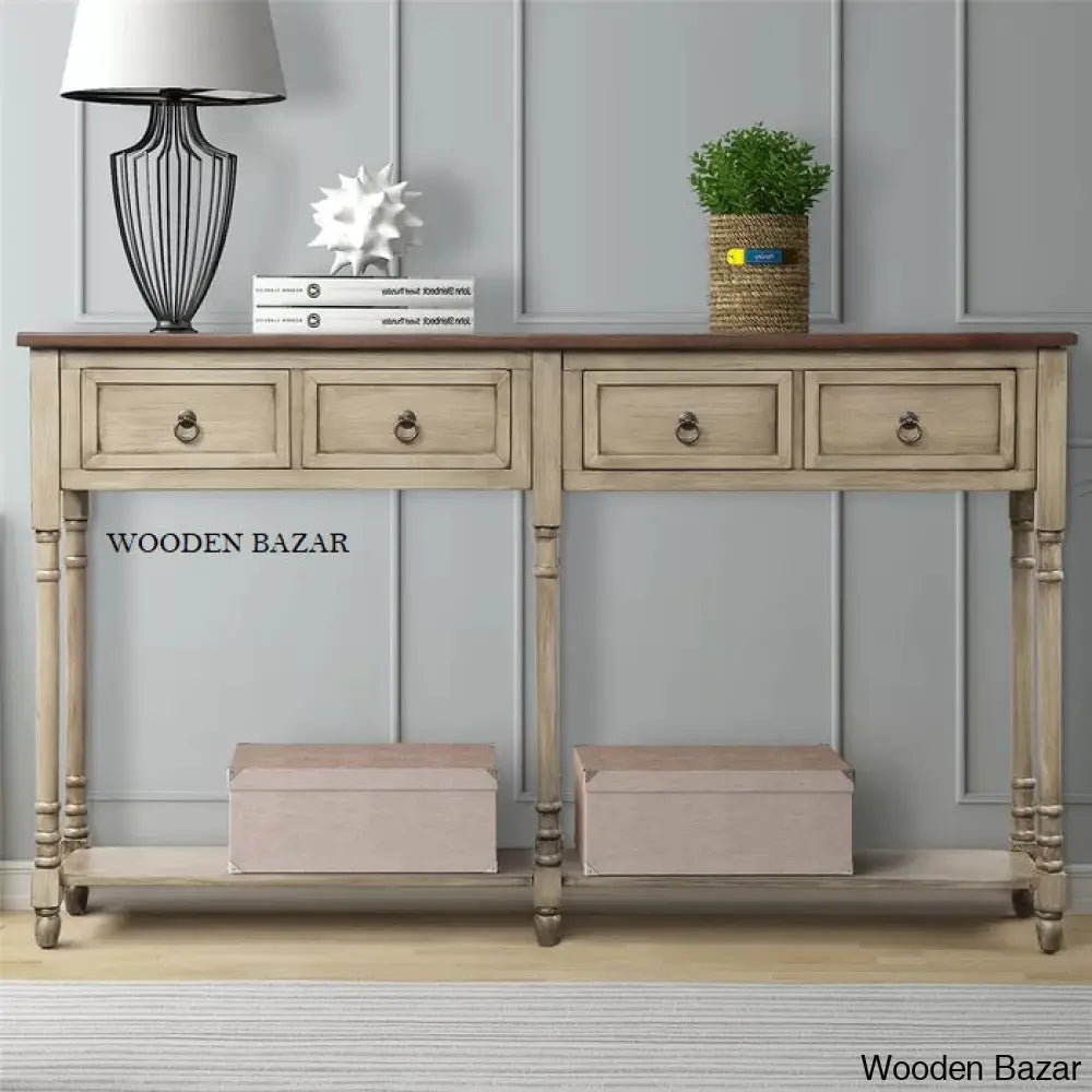 Living Room Small Side Table - Console Table