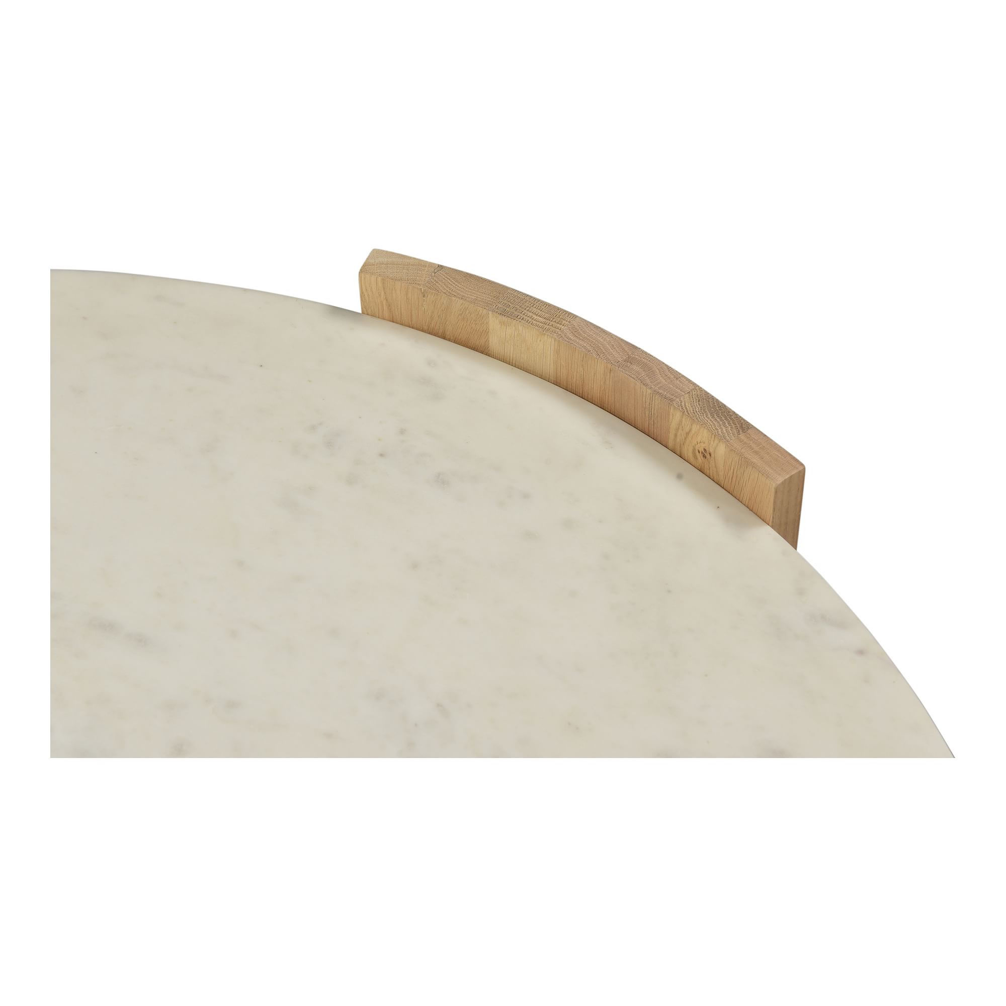 Evator Curved Wood Legs Coffee Table - Wooden Bazar