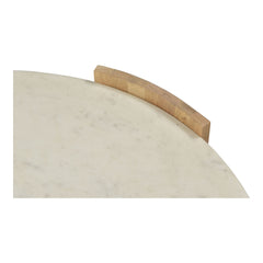 Evator Curved Wood Legs Coffee Table - Wooden Bazar