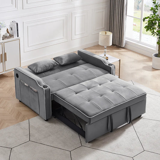 Raener Modern 3 in 1 Convertible Sofa Bed