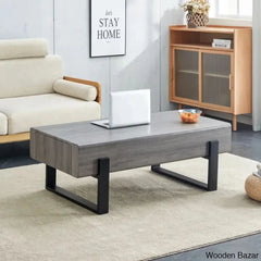 Dacye Farmhouse Coffee And Center Table With A Drawer