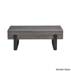 Dacye Farmhouse Coffee And Center Table With A Drawer