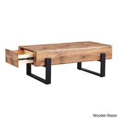 Dacye Farmhouse Coffee And Center Table With A Drawer