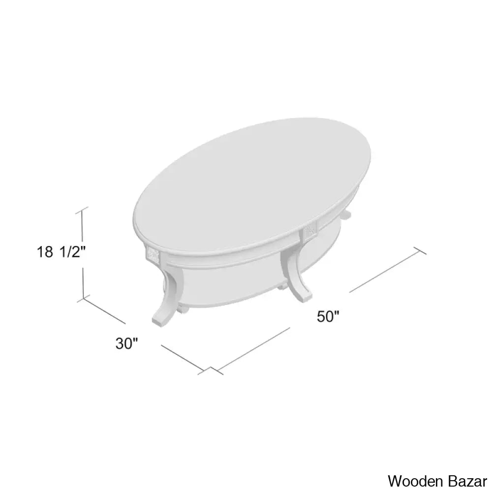 Dale Coffee And Center Table - Wooden Bazar