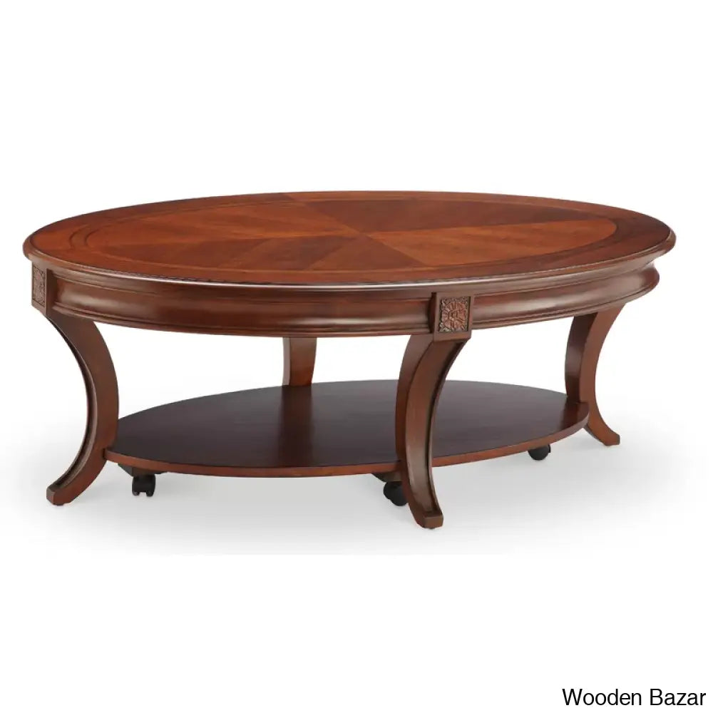 Dale Coffee And Center Table - Wooden Bazar