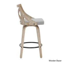 Danniea Swivel 25.5’’ Counter And Bar Stool (Set Of 2)