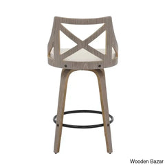 Danniea Swivel 25.5’’ Counter And Bar Stool (Set Of 2)