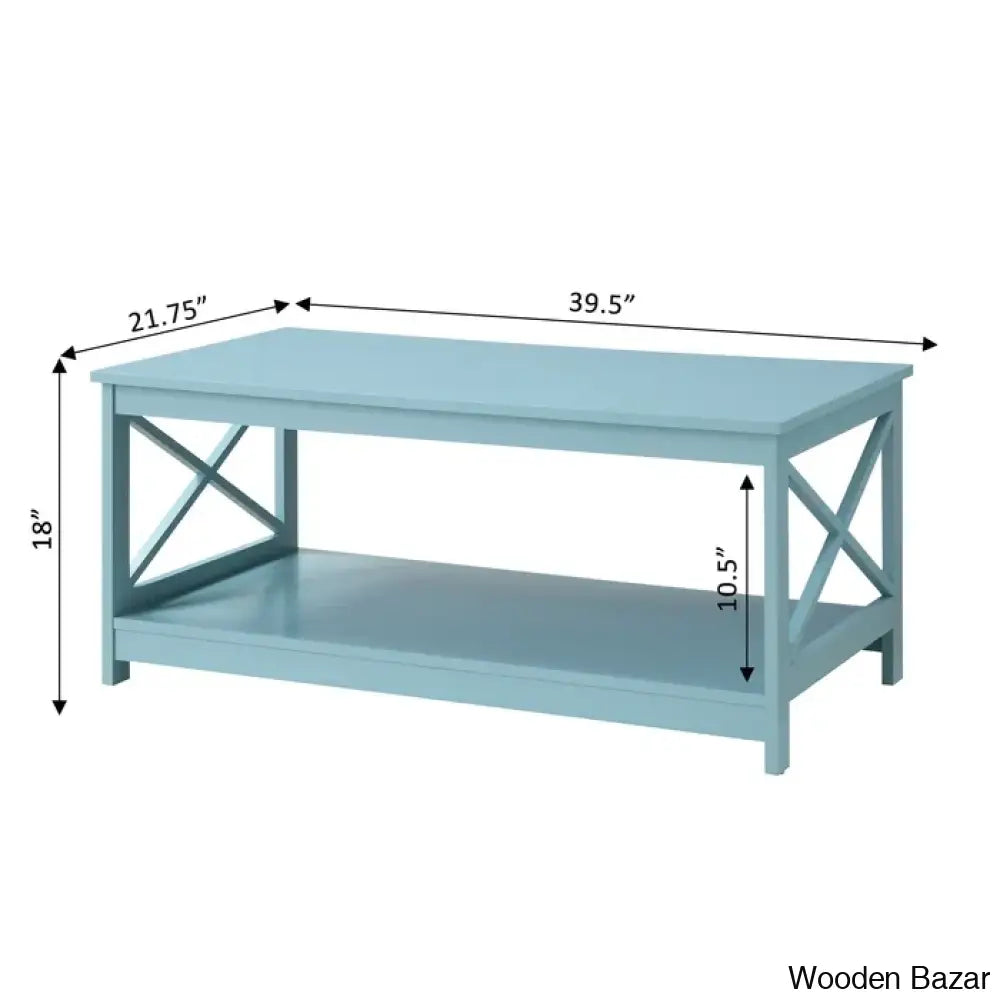 Darieky 4 Legs Coffee And Center Table With Storage