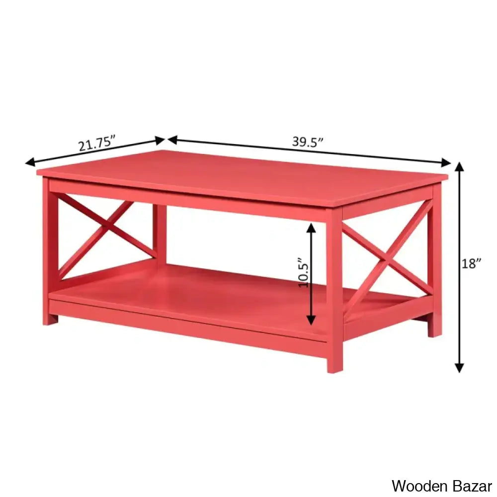 Darieky 4 Legs Coffee And Center Table With Storage