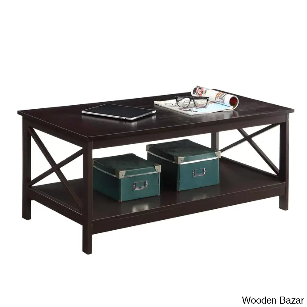 Darieky 4 Legs Coffee And Center Table With Storage