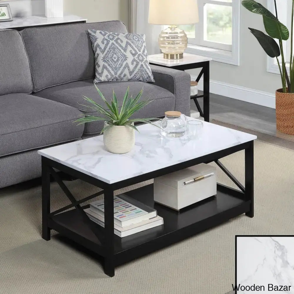 Darieky 4 Legs Coffee And Center Table With Storage