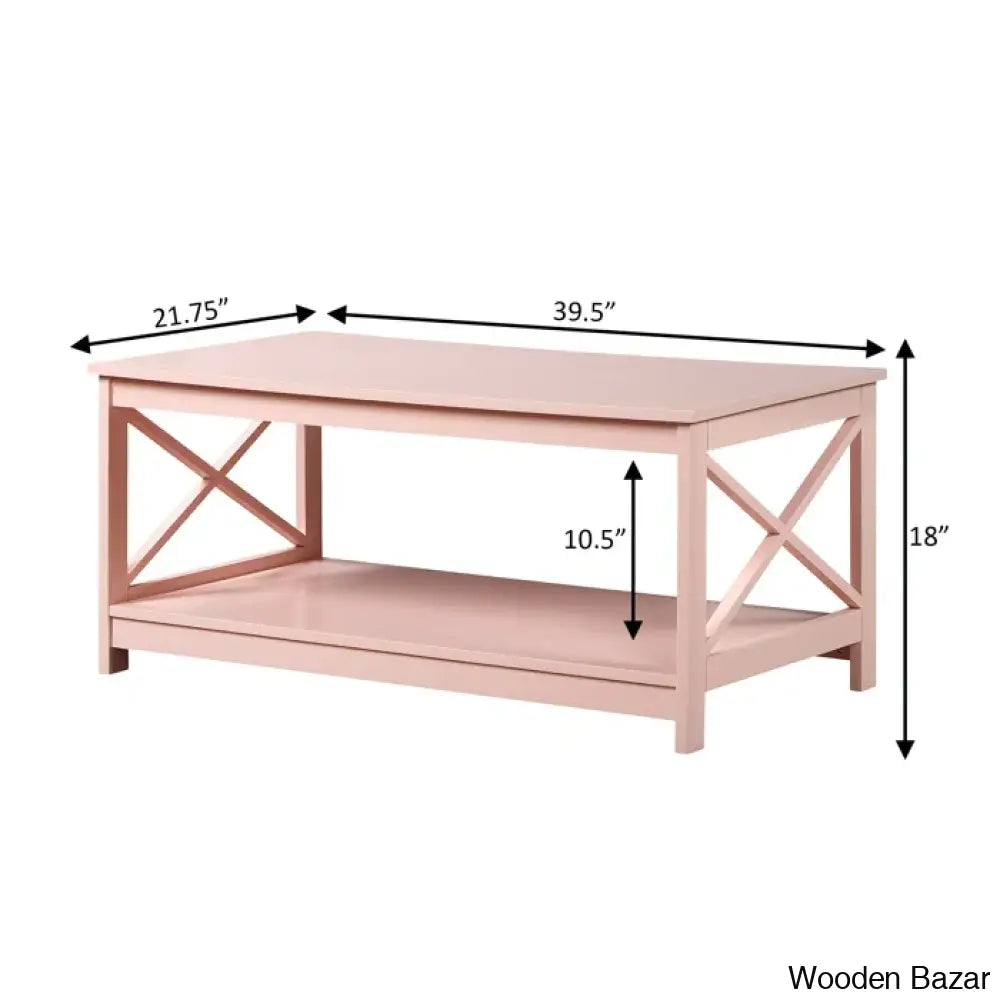 Darieky 4 Legs Coffee And Center Table With Storage