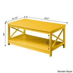 Darieky 4 Legs Coffee And Center Table With Storage