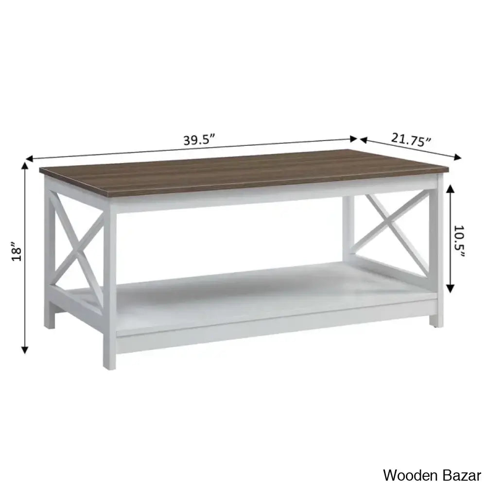 Darieky 4 Legs Coffee And Center Table With Storage