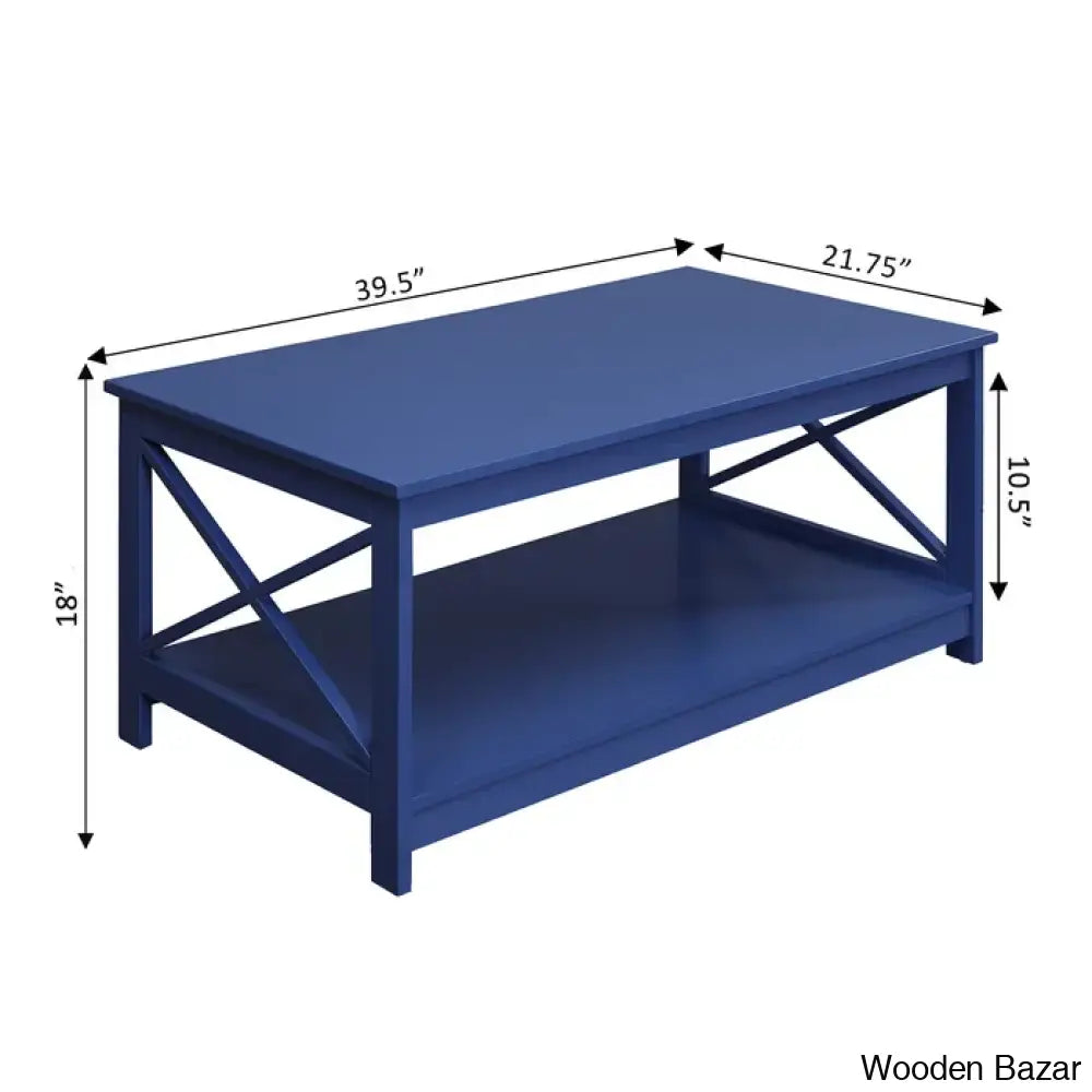 Darieky 4 Legs Coffee And Center Table With Storage