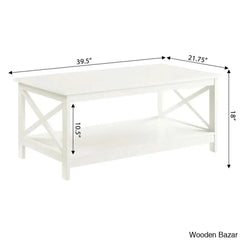 Darieky 4 Legs Coffee And Center Table With Storage