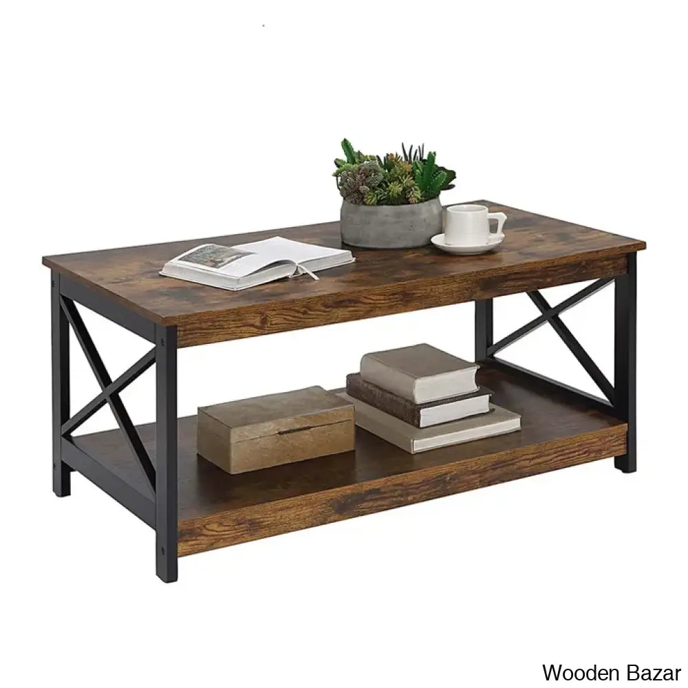 Darieky 4 Legs Coffee And Center Table With Storage