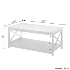 Darieky 4 Legs Coffee And Center Table With Storage