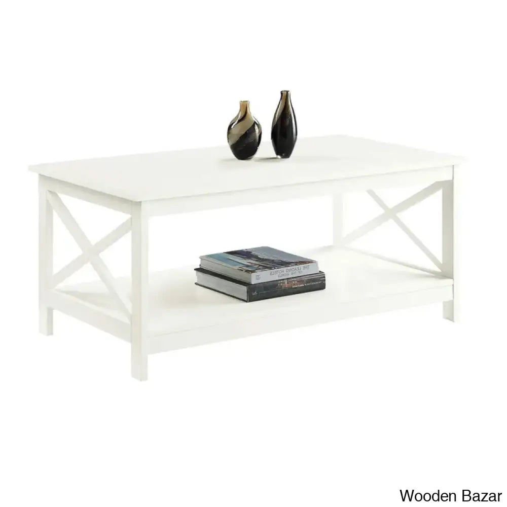 Darieky 4 Legs Coffee And Center Table With Storage